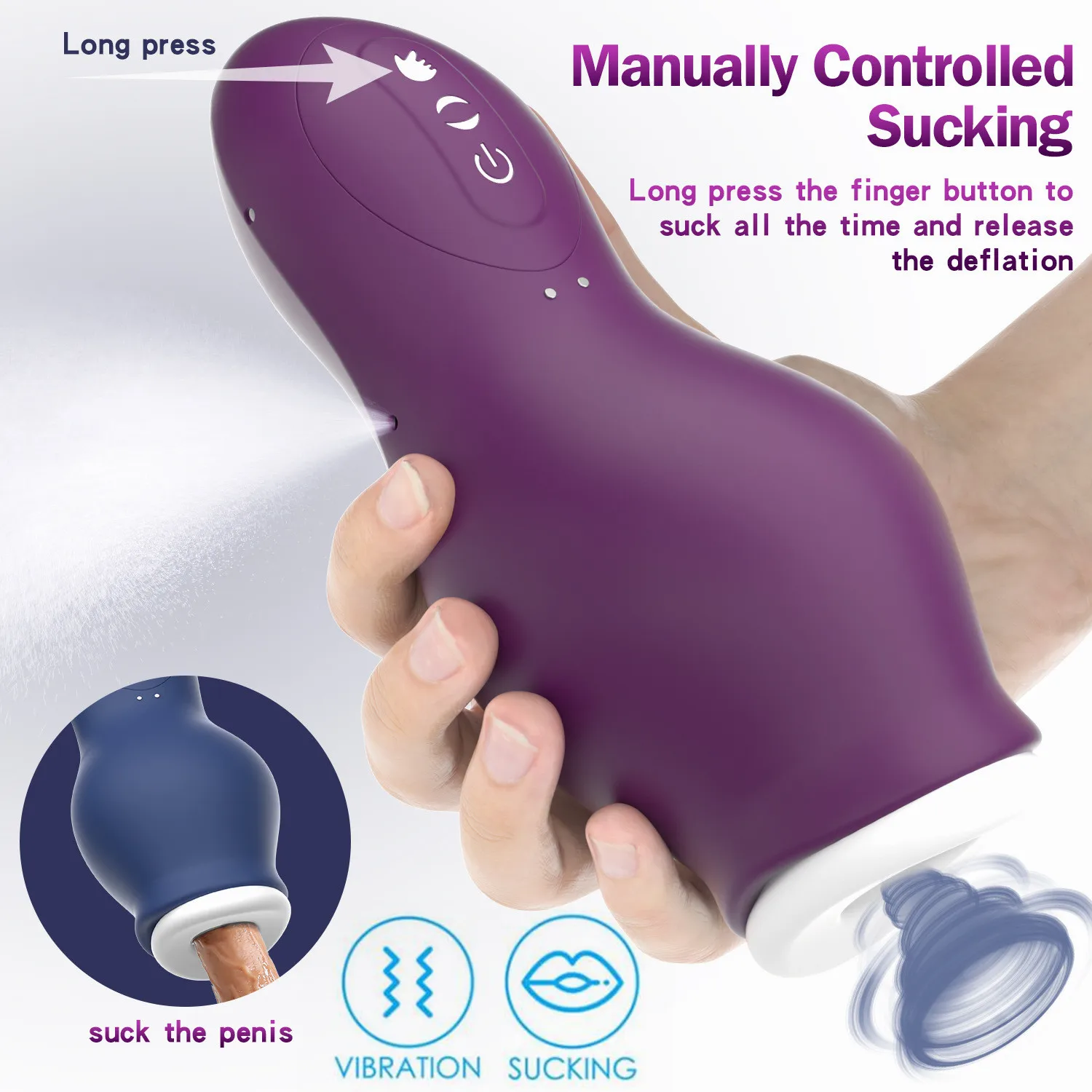 Automatic Sucking Male Masturbator Cup Voice Recording Vibrating Blowjob Machine Realistic Vagina Pussy Oral Sex Toys for Men 18