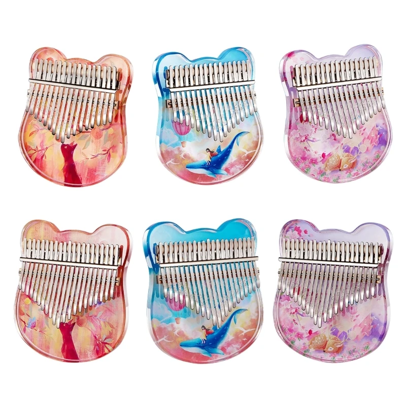 

Profession Kalimba 17/21 Keys Thumb Piano with Study Instruction & Tune Hammer