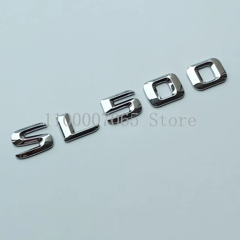 

2015, острые хромированные буквы SL400 SL500 SL550, верхняя эмблема из АБС-пластика для Mercedes Benz R129 R230 R231, наклейка с логотипом на багажник автомобиля