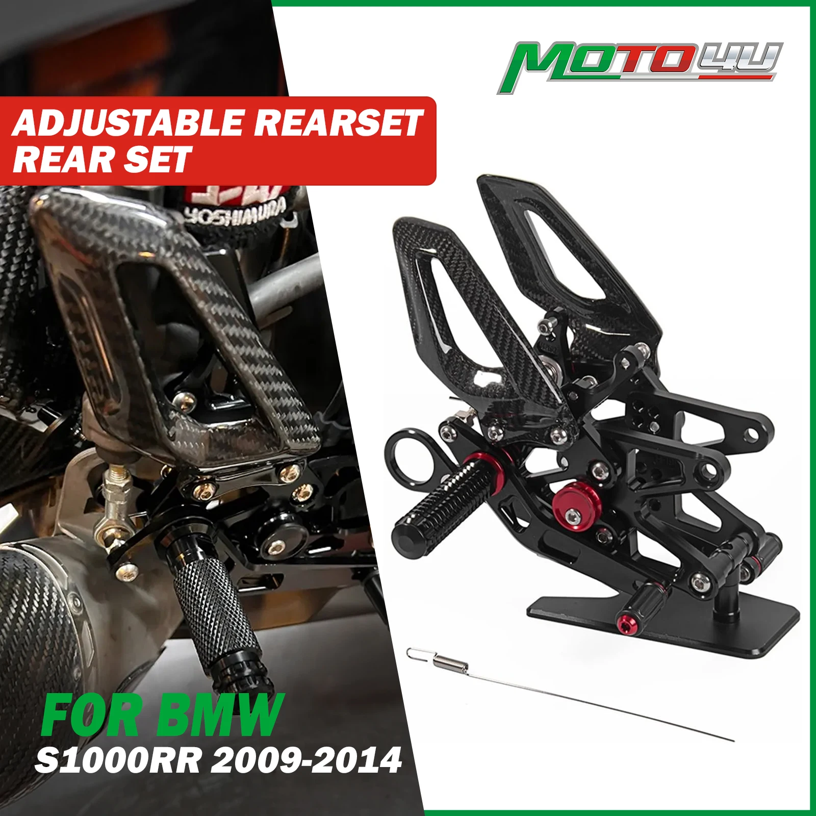 

Регулируемая алюминиевая Подножка для BMW S1000RR S 1000RR S1000 2009 2010 2011 2012 2013 2014