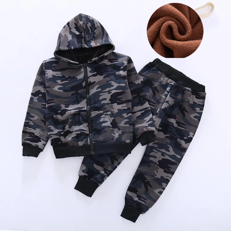 DIIMUU комплекты одежды для маленьких мальчиков и девочек пальто + штаны детская