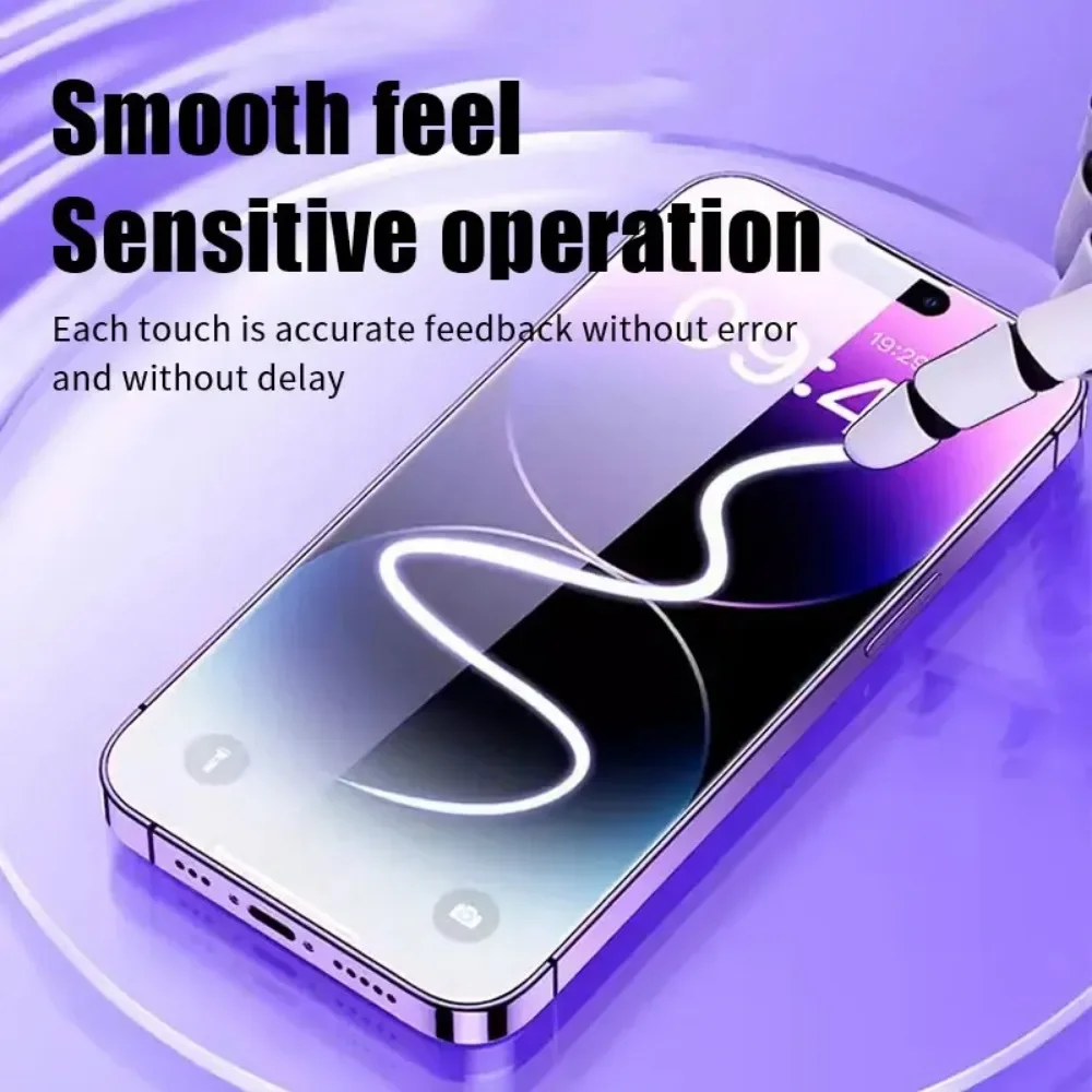 3Pcs Tempered Glass For Iphone 16 15 14 13 12 11 Pro Phone Screen Protector X XR XS MAX Protective Film On Smartphone