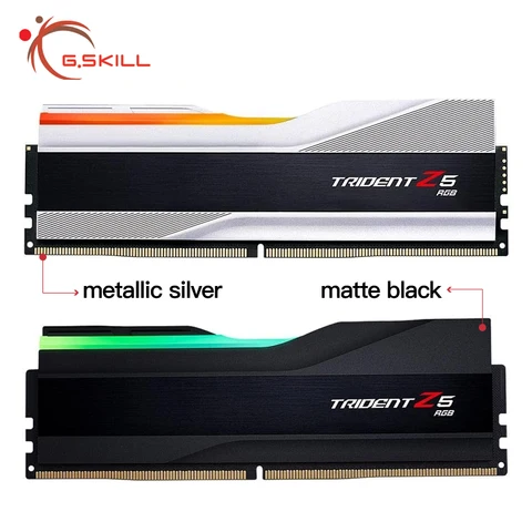 G.Skill Trident Z5 RGB Series (Intel XMP) 32 Гб 16 Гб черный SDRAM DDR5 6000 6400 6800 7200 7600 1,35 в двухканальная память для настольного компьютера