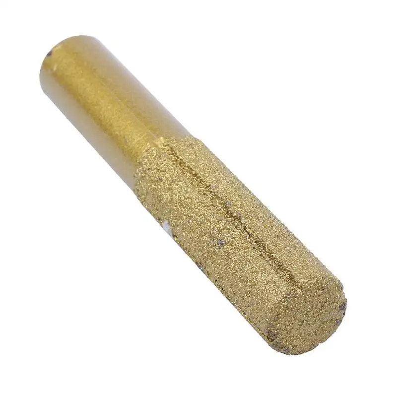 

Gold 13Mm Dia Diamond Profile Straight Router Bit For Marble