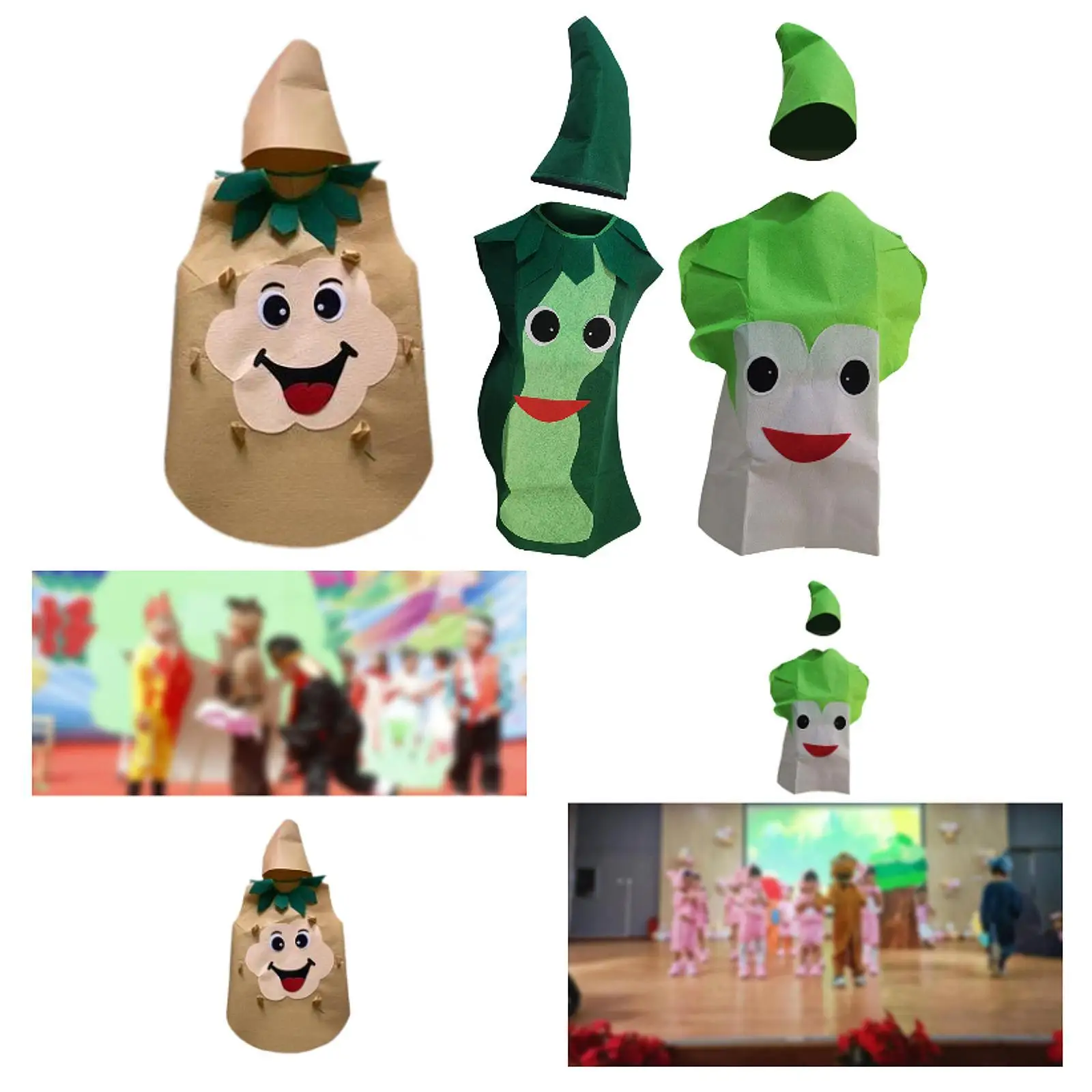 Детский фруктовый костюм с шляпой комплект одежды для праздников карнавала