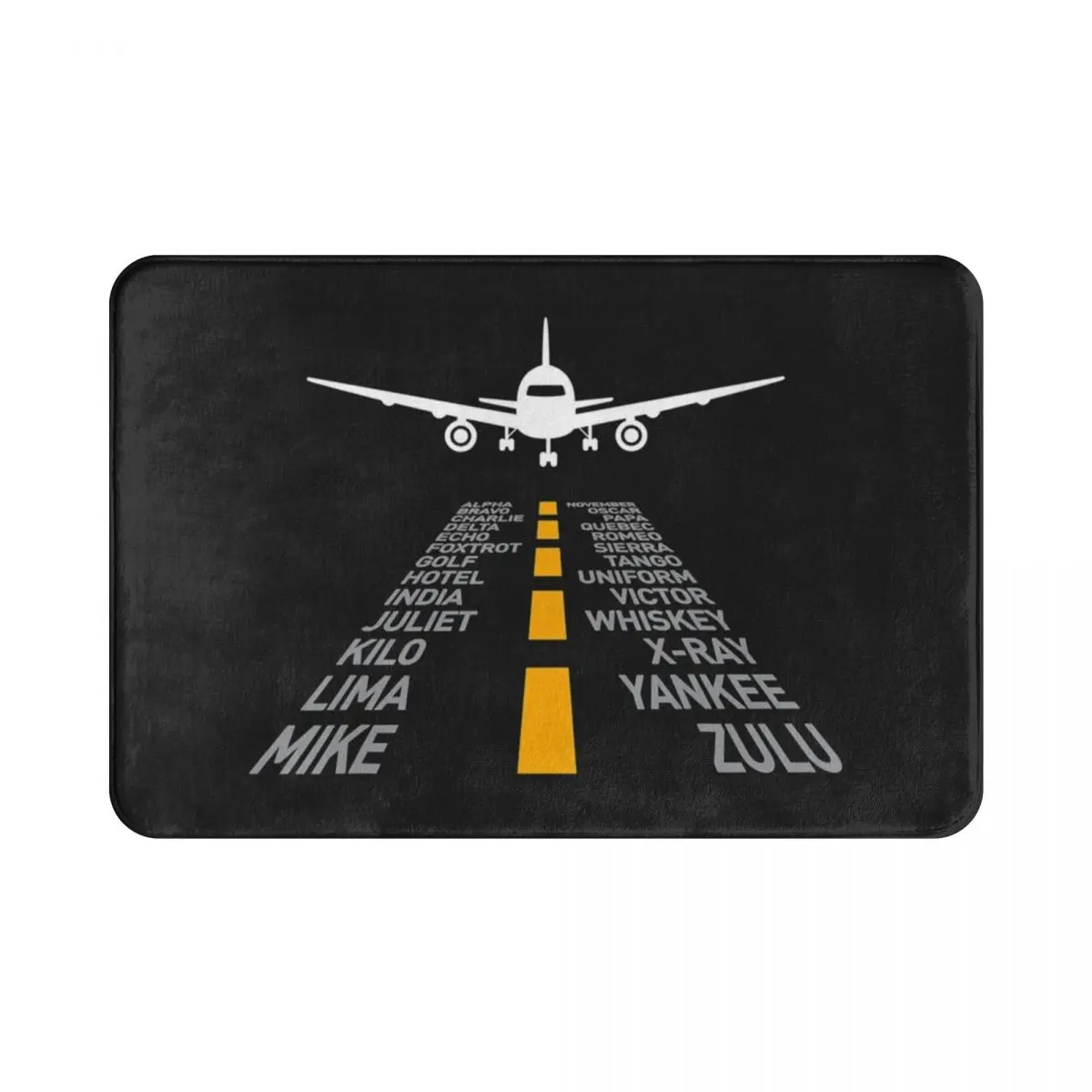 

Airplane Pilot Doormat Rug carpet Mat Footpad Polyester Non-slip Cushion Entrance Kitchen Bedroom balcony toilet 40*60cm