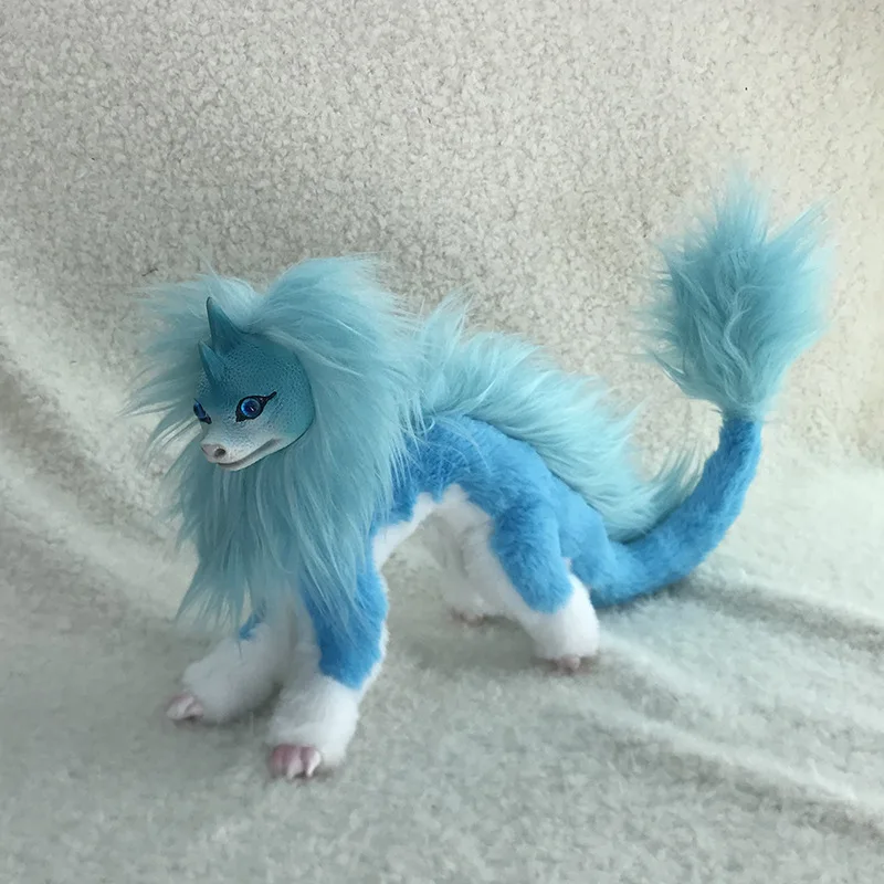 

Лидер продаж кукла MovieDragon Hunt Legend Dragon Su Xi плюшевая кукла синий дракон кукла