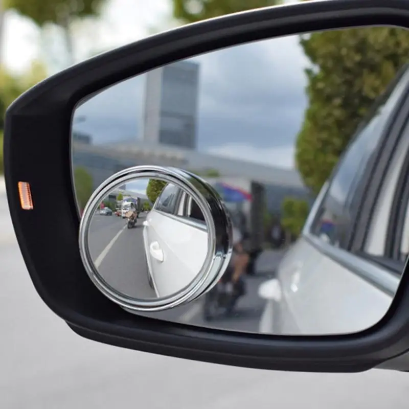 

Автомобильные Внешние аксессуары вращающееся на 360 градусов зеркало заднего вида неограниченное маленькое круглое зеркало HD Зеркало для слепых зон