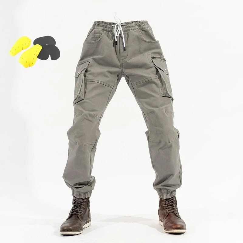 

Джинсы мужские с вышивкой, мотоциклетные брюки, с ремнем для мотокросса, защитное снаряжение, Для водительских прав, мопедов