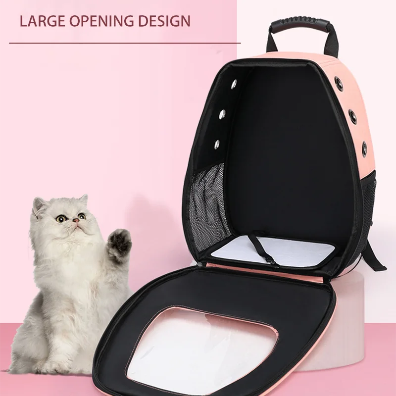 Воздухопроницаемый дорожный рюкзак для кошек переноска маленьких собак и с