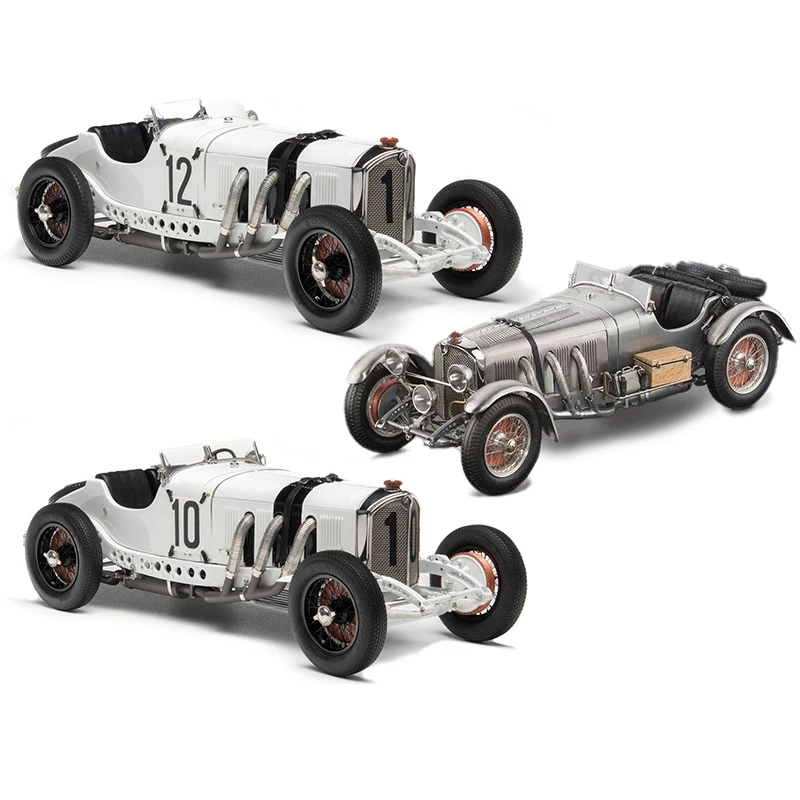 Фото CMC 1:18 SSKL SSK Белый слон 1930, винтажный автомобиль из сплава, модель автомобиля с полным открытием, ограниченное количество коллекции №2