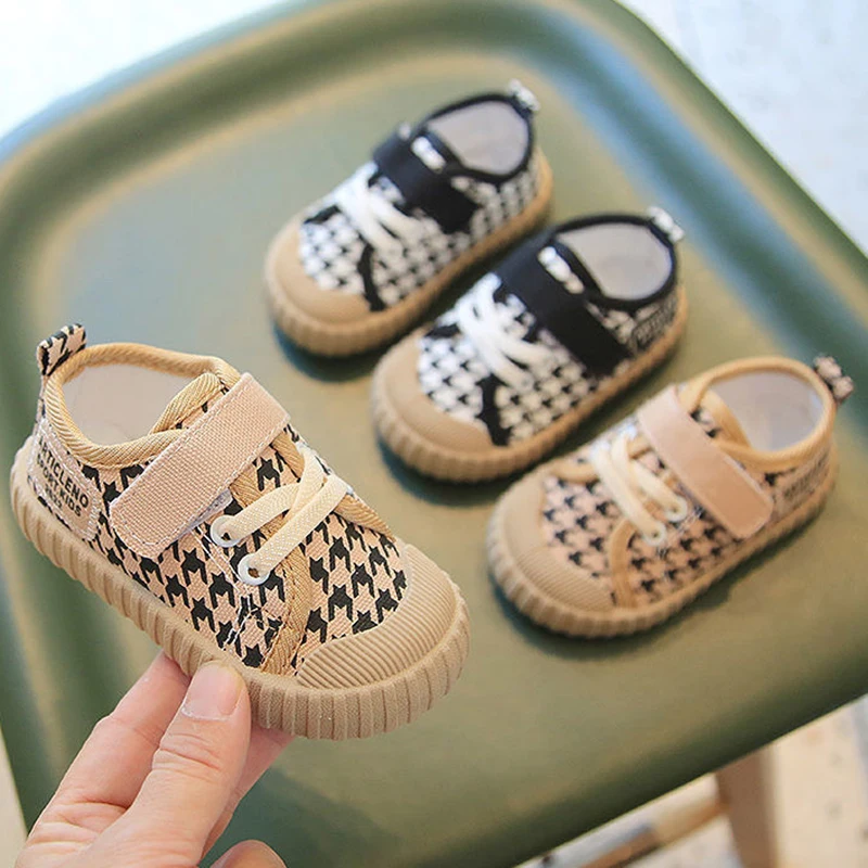 

Toddler Sneakers Leopard Print Hook Loop Fashion Soft Sole Anti-Slip Wearable All-Match Flats Size 22-31 Kids Casual Shoes Black