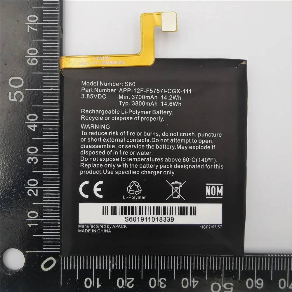 100% оригинальный сменный аккумулятор для Caterpillar Cat S40 S50 S60 CUBA-BL00-S50-000 458002-S40