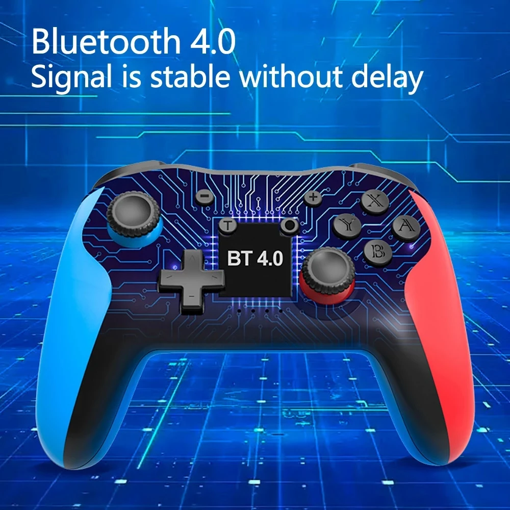 Tanie Nowy Kontroler Bezprzewodowy Bluetooth 2.4G Dla Nintendo Przełącznik Pro PC Tablet PS3 Tesla Wstrząsy Joystick Gamepad Bez Opóźnień Wielofunkcyjny