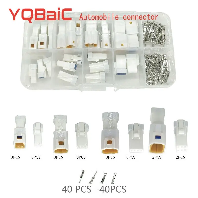 

JST 2P 3P 4P 6P Miniature Waterproof Car Connector Male Female Plug Socket JWPF Automotive Sealed Plug With Pins Box