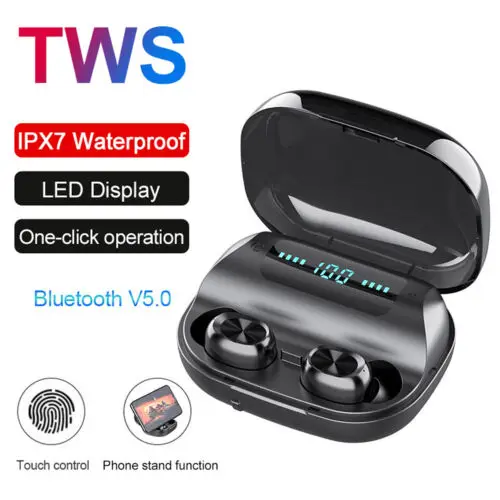 

NEW IN Headphones Wireless Bluetooth Earbuds Earphones in-ear For iPhone