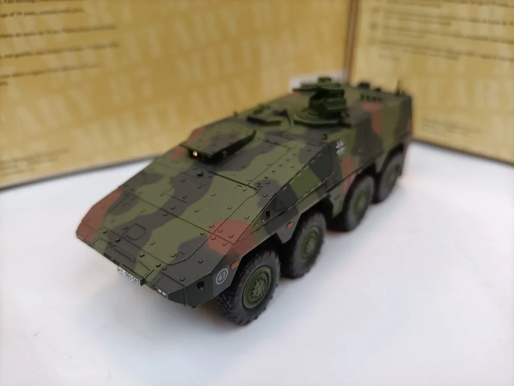 

Schuco 1 87 German Boxer Dog Defense Wheeled Armored Personnel Vehicle Model Boxer BW