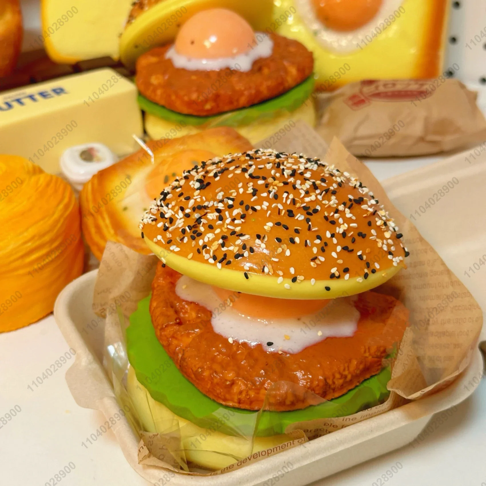 Большой гамбургер мягкая медленно восстанавливающая форму Большая Сырная