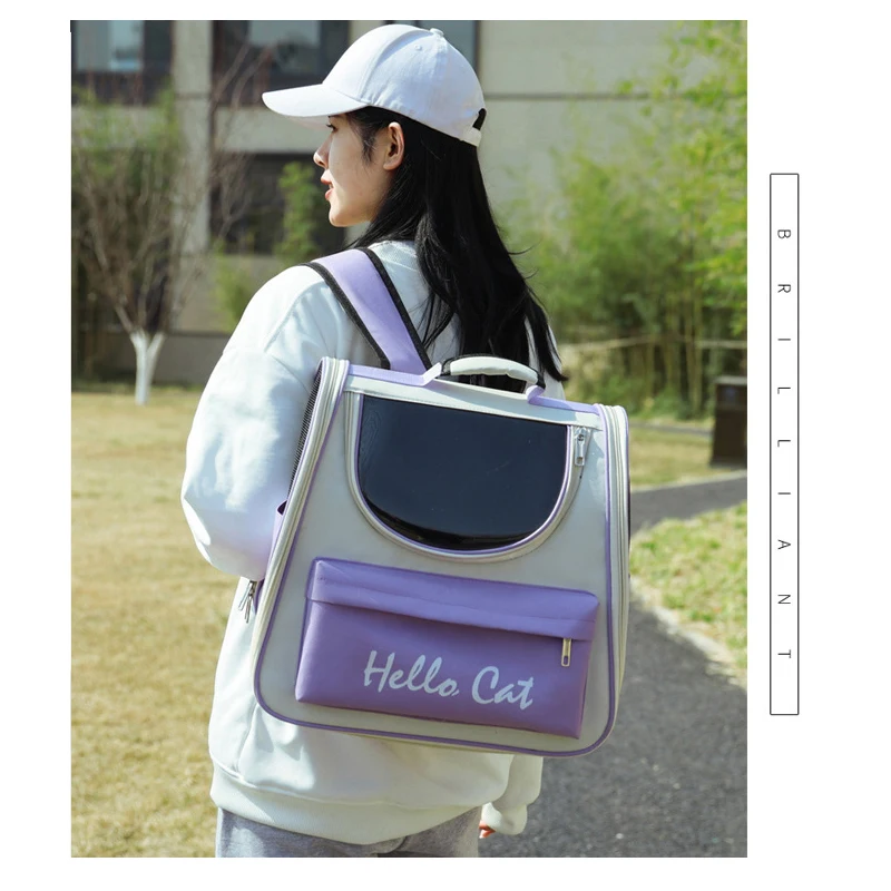 Рюкзак-переноска для домашних питомцев Модный вместительный Водонепроницаемый