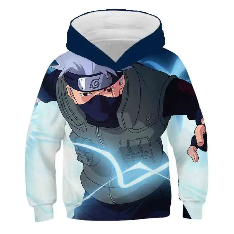 

Boys Girls Narutoes Hoodies Fashion Casual Long Sleeves Sweatshirts Children's Spring Autumn Harajuku Sports Hooded Tops Clothes
