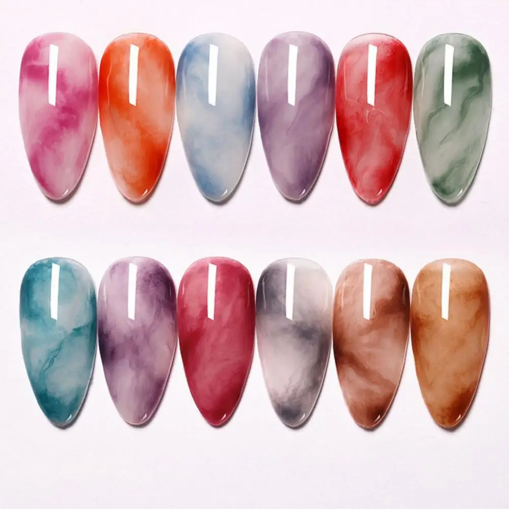 

Nail Liquid Gel Delicate Texture No Odor Decorative Nail Polish Soak Off UV Functional Gel Nail Art Polish for Nail Salon
