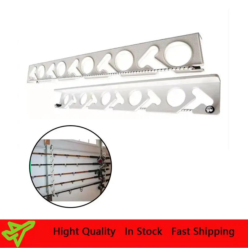 

Настенный держатель для удочки с 10 отверстиями, стойка для хранения для гаража, инструмент для хранения удочек, демонстрационная стойка для...