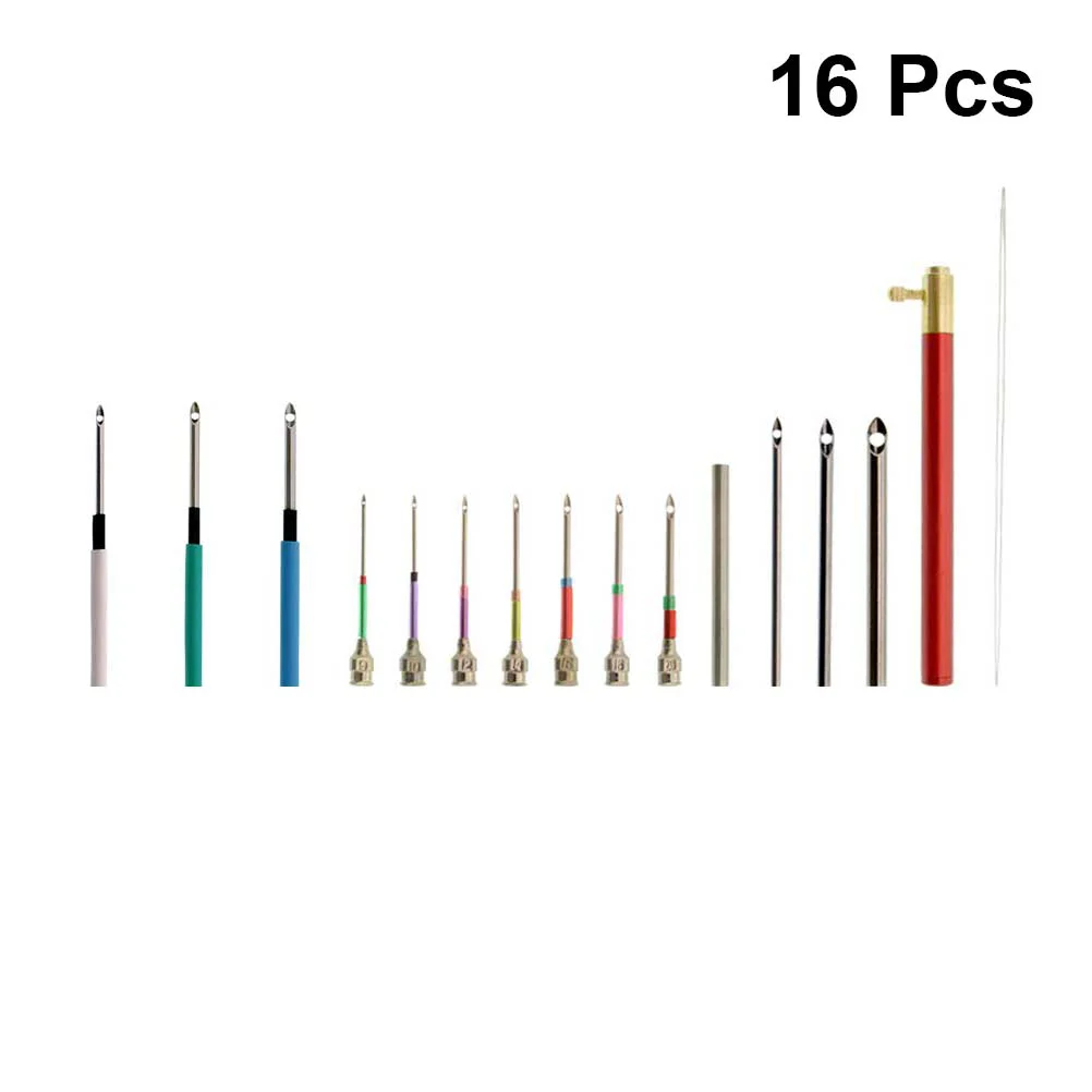 

Punch Kit Stitch Embroidery Cross Needle Kits Stitching Threader Tools Tip Crochet Pen Beading Needles Sewing Needlework Adults