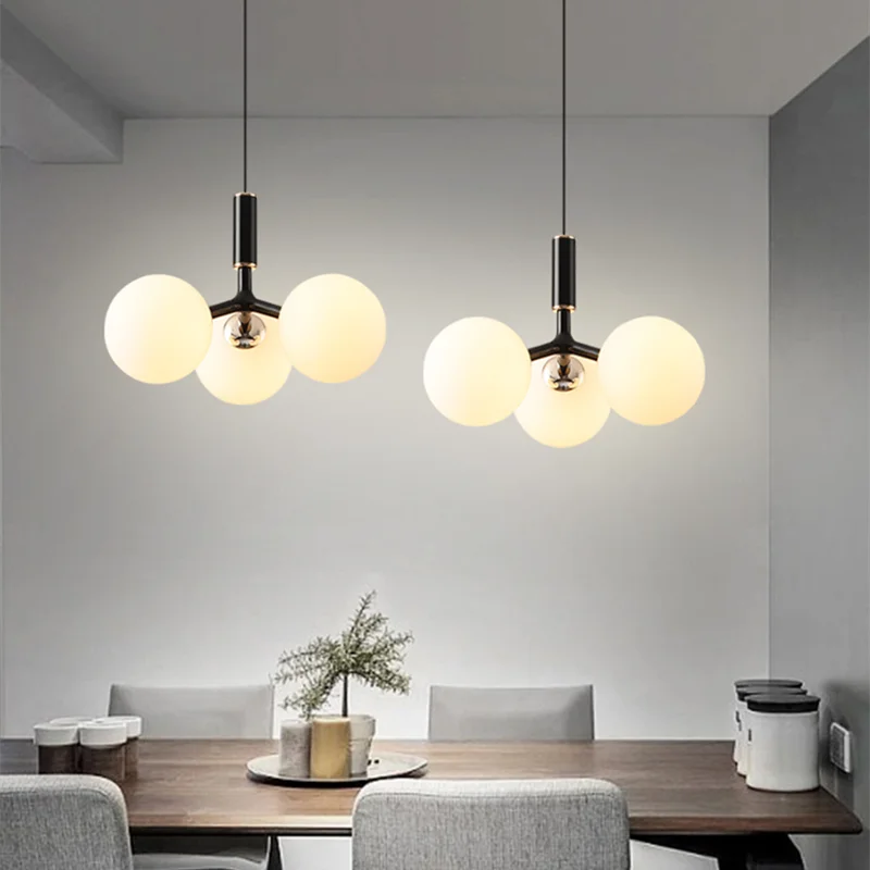Уникальные люстры в скандинавском стиле волшебный стеклянный шар освещение для