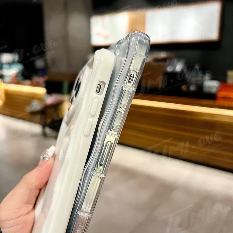 Прозрачный чехол с рисунком медведя и динозавра для Xiaomi Redmi Note 13 12 Pro Plus 4G 5G 12S 11S 11 10