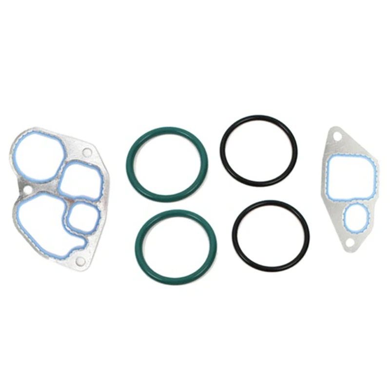 

Oil Cooler Gasket Seal O-Ring Kit For Ford Mercury Lincoln F250 F350 F450 F550 3 Super Duty 7.3L Powerstroke