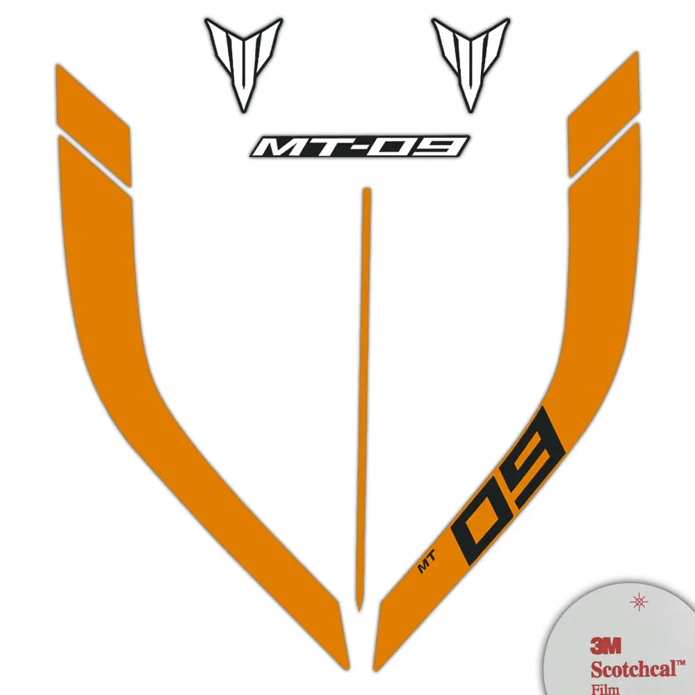 Мотоциклетные наклейки 3M аксессуары на топливный бак защита логотипа для Yamaha Mt09