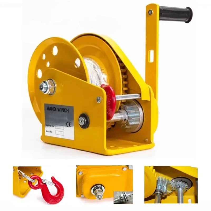Ручная самоблокирующаяся лебедка с ручным приводом 5-30 дюймов