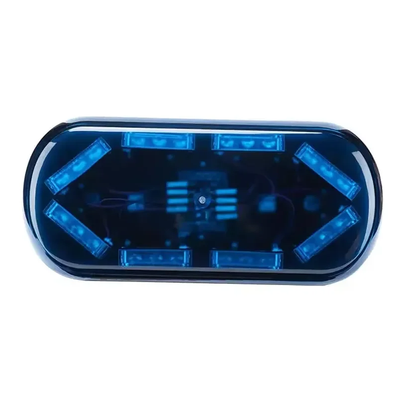 Фото Светодиодный мини-фонарь Senken Ultra Bright 3 Вт с магнитным креплением, 10-30 В, высокая яркость, вращающийся сигнальный стробоскоп-балка №2
