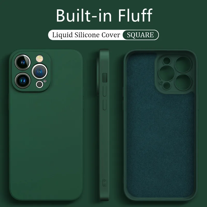 Модный Силиконовый Чехол С Квадратной Рамкой Для Huawei Nova 9/10/11 SE/12 Honor 50/70/90/100 Pro