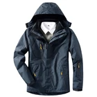 Мужской Камуфляжный костюм для альпинизма 3 в 1, водонепроницаемый ветрозащитный костюм для рыбалки, Высококачественная Толстая теплая дышащая куртка на осень и зиму