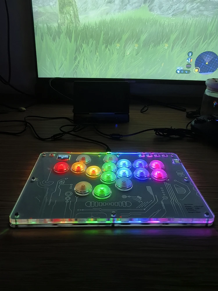 Универсальная игровая клавиатура с пользовательскими функциями RGB и