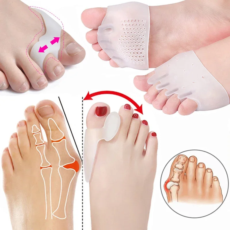 2 пары корректоров для ухода за ногами защита вальгусной деформации