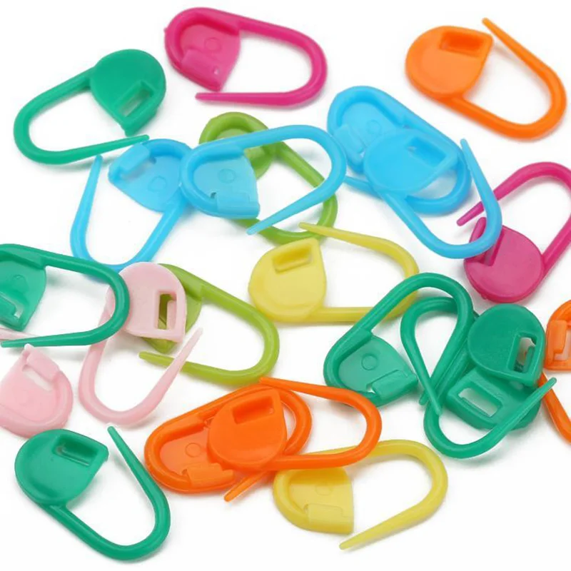 

Locking Stitch Markers for Knitting Crochet Counter Small Flexible Stitch Needle Clip