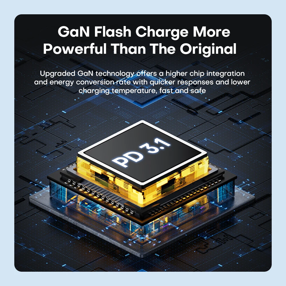 260W GaN Charger Type C PD3.1 Fast Charger for Macbook Tablet PPS Quick Charge 3.0 for IPhone 14 13 Phone Charger Xiaomi Samsung