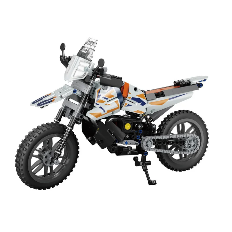 

Motorcycles Boys Kids Girls Adults Constructions Small Building Blocks of Mountain Off-road Motorcycle Children Toys 6 10 Years