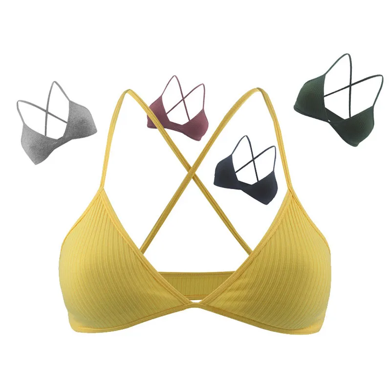 

Однотонное женское нижнее белье, 1 шт., хлопковое дышащее мягкое женское белье, удобный высокоэластичный корсет во французском стиле, бюстга...