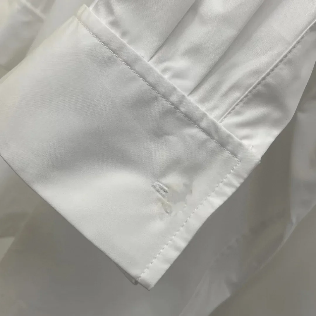 Nanyou Прямые поставки 2024 весна-лето новинка облегающая классическая рубашка с