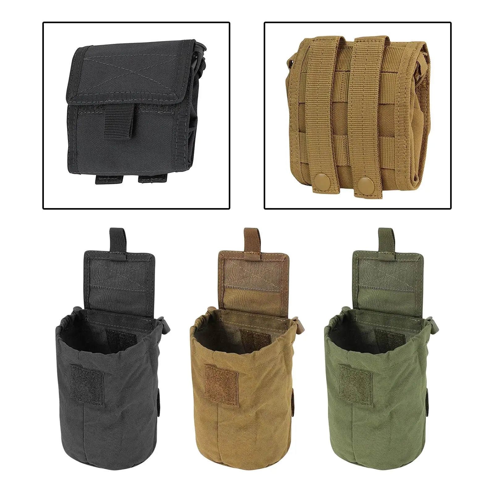 

Portable Foraging Pouch Outdoor Shooting Hunting Game Bag Collapsible Belt Holder Food Gathering Pockets Sling Waist Pack