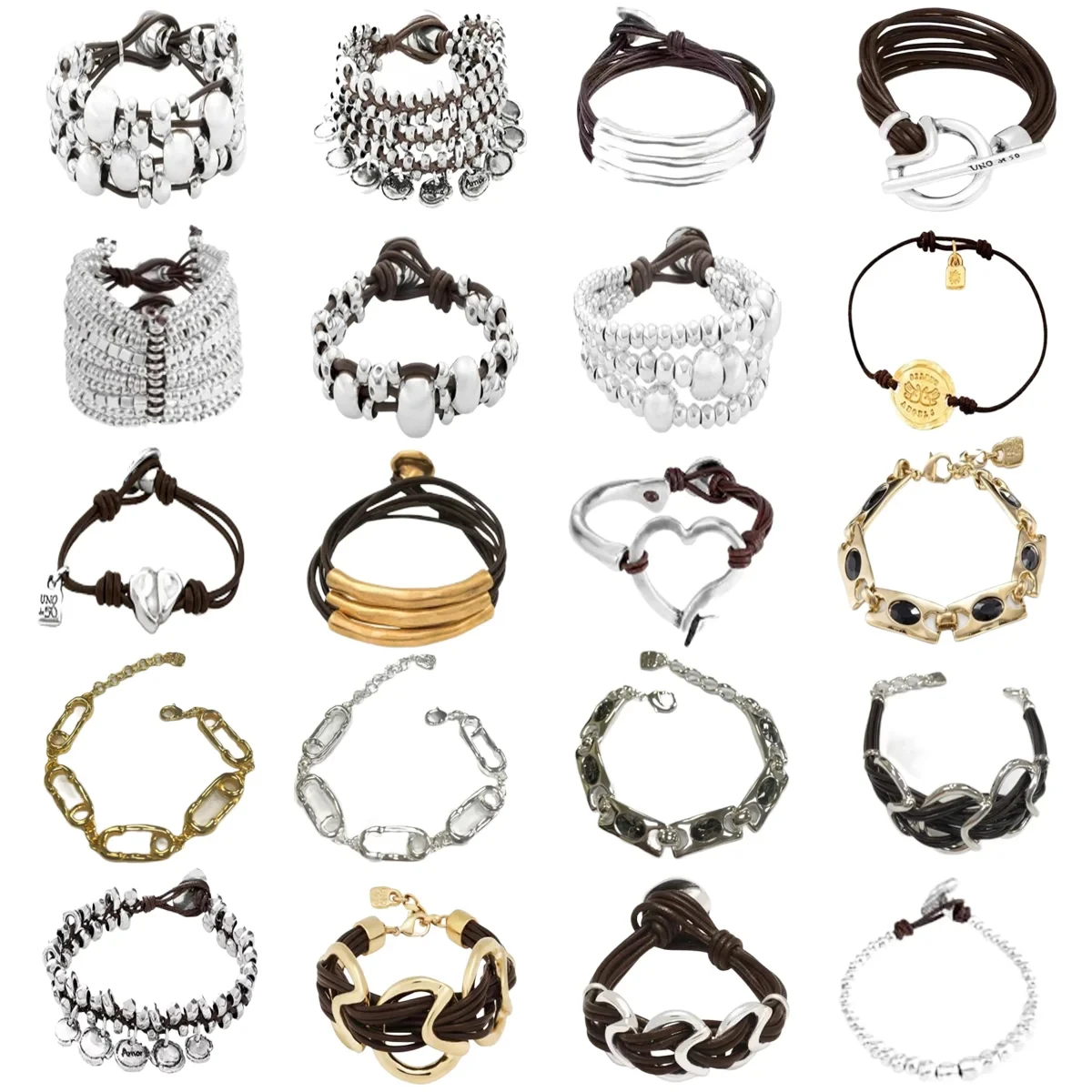 Браслет UNO из стерлингового серебра 925 пробы нишевый характерный браслет для пары