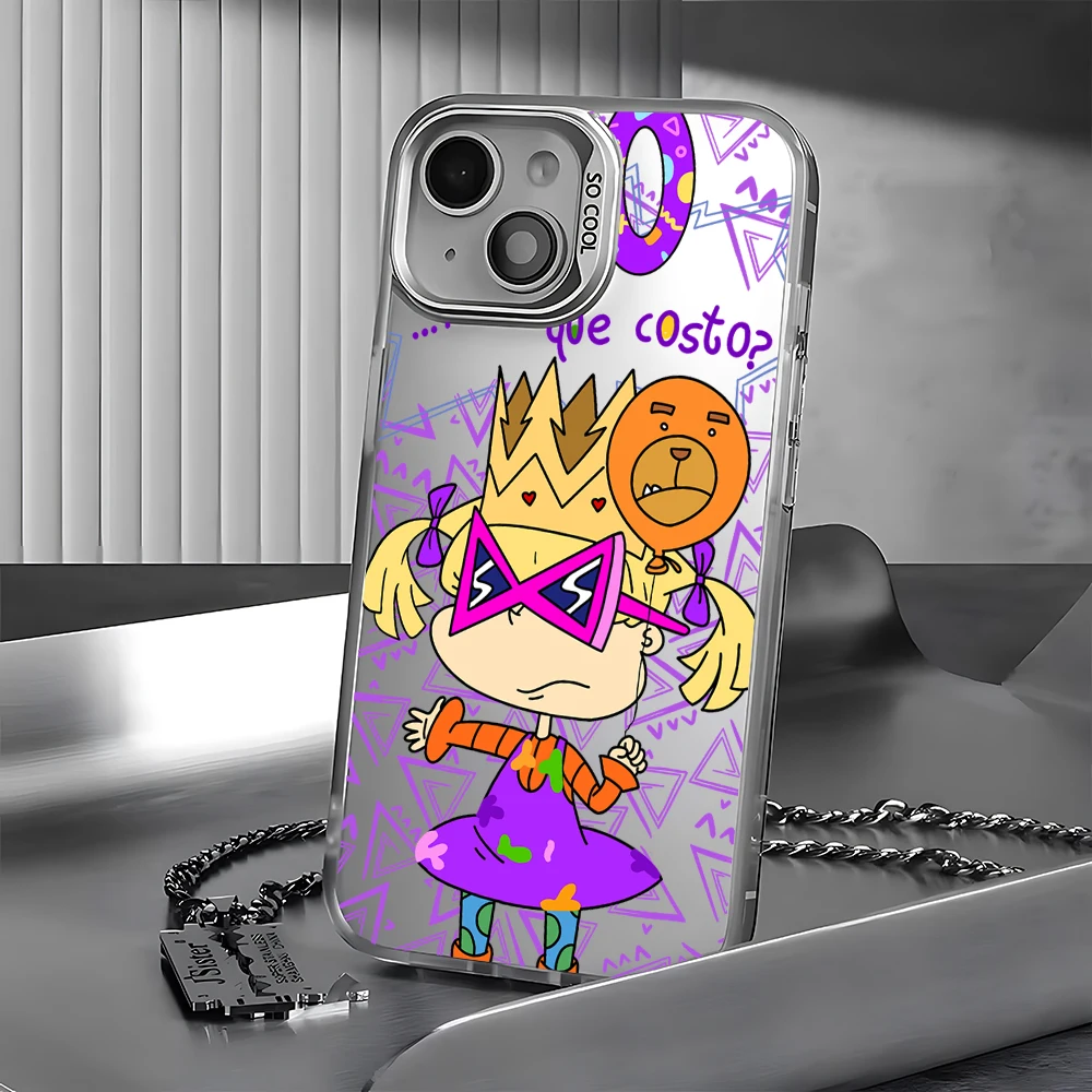 Чехол Cartoon Funny R-Rugrats для Samsung Galaxy A16 A06 A35 A55 A25 A05S A15 A54 A34 A24 A14 A05 A04 4G 5G матовая задняя
