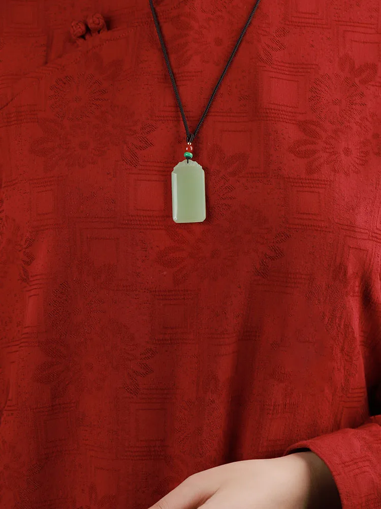 Подвеска из натурального нефрита пин-Ву Ши для мужчин и женщин ювелирные изделия