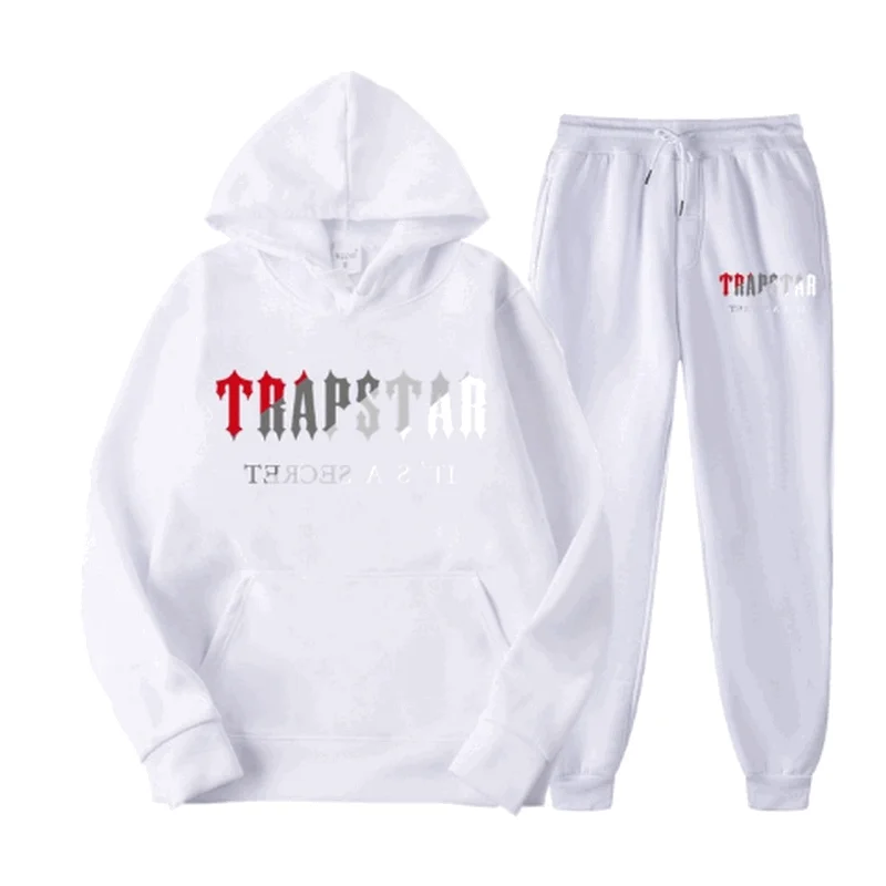 Trapstar Sweat Suit Tracksuit Brand Printed Sport 15 Colors Two Pieces Loose Set Hoodie and Pants Jogging Hoodie Sweatshirt Set