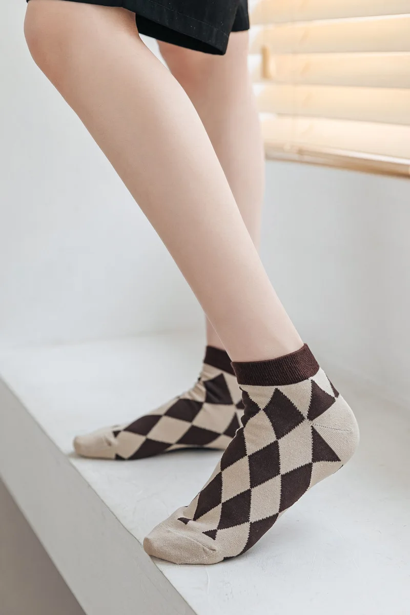 Весенние женские дизайнерские носки в стиле Харадзюку для женщин хлопковые с