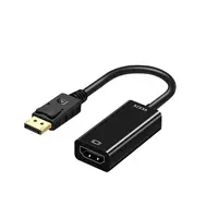 100pcs Thunderbolt Display Port DisplayPort M DP to HDMI-Compatible F Converter Cable Adapter For Apple Macbook Mac Pro Air 4K