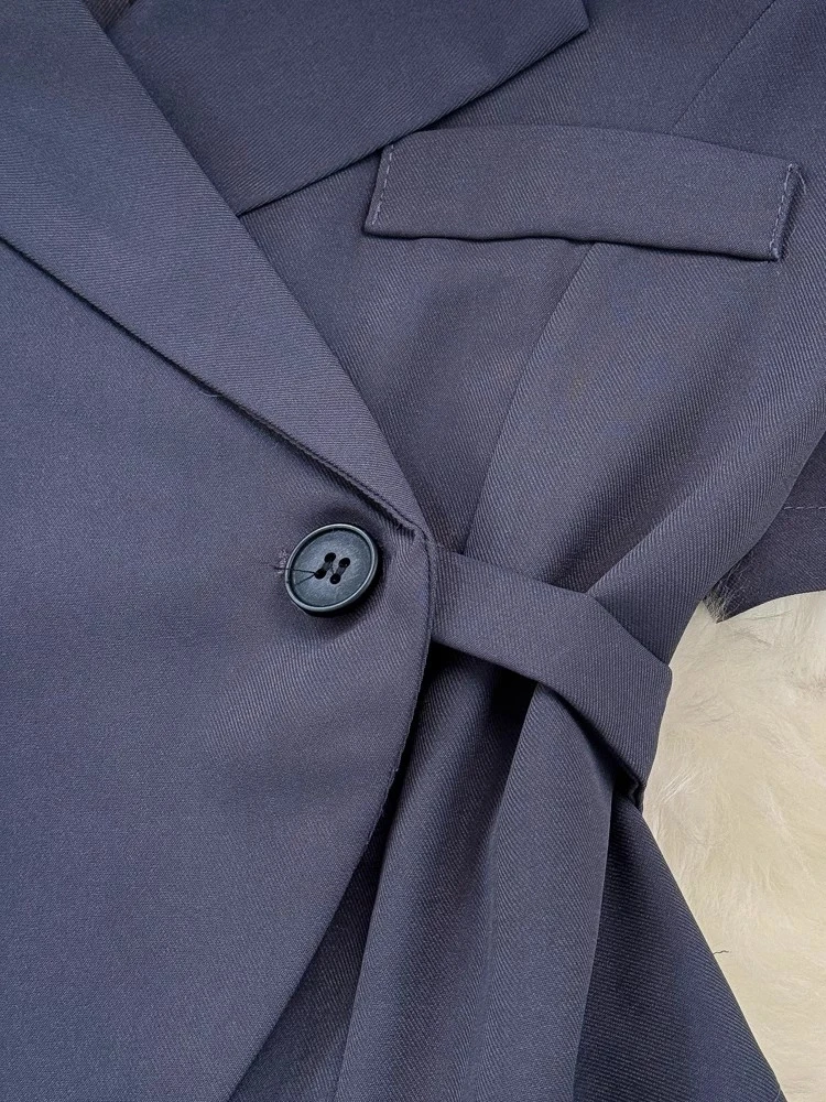 Женский Элегантный Повседневный Пиджак Винтажный Шикарный Короткий С Широкими